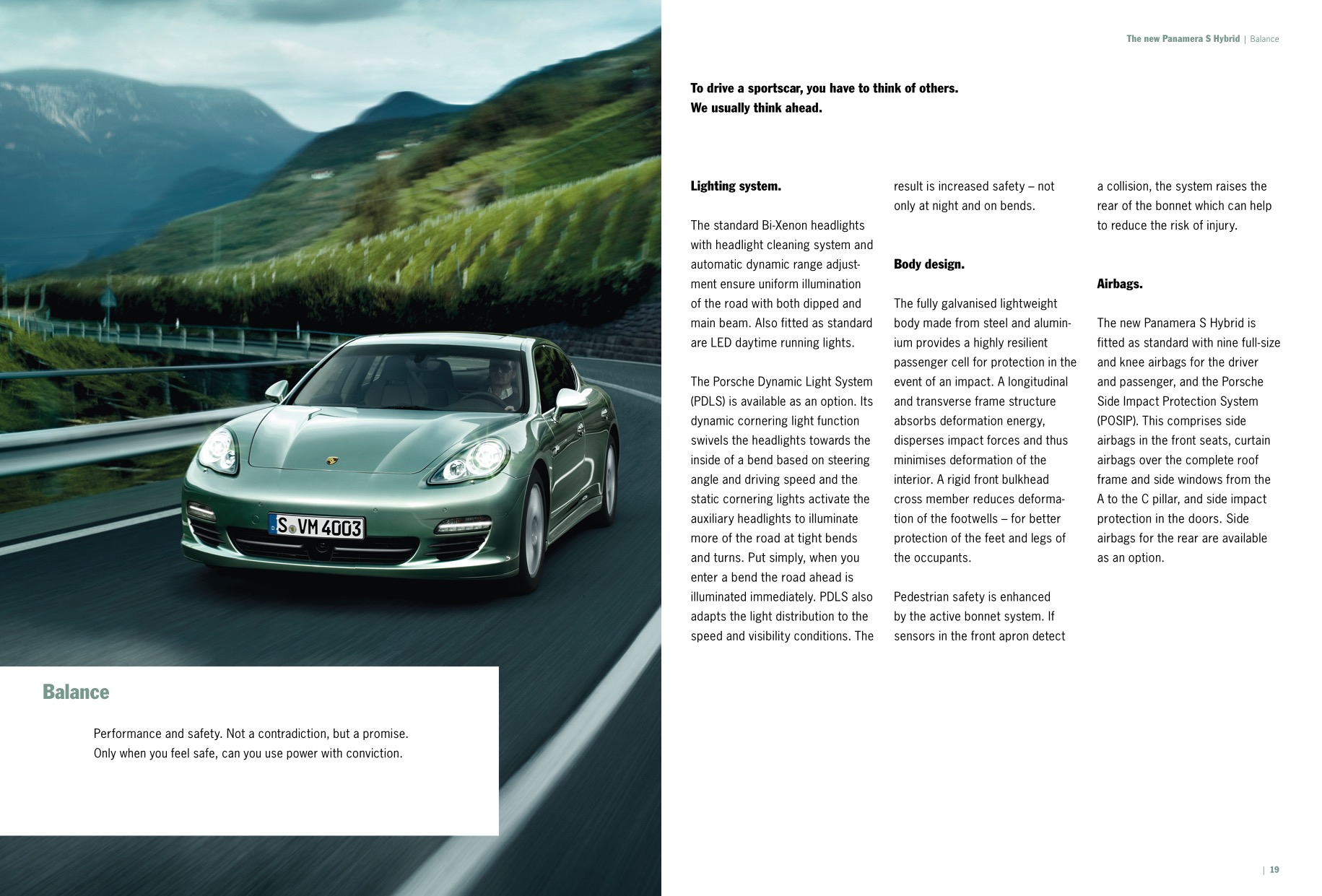 2011 Porsche Panamera Brochure Page 7